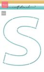 Ps8147 Craftstencil - Letter S - A5
