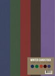 Cardstock 5 kleuren - Winter - 25vel