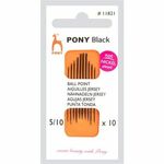 11821 Pony black ballpoint 5-10mm