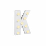 21 Light Letters - K