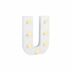 31 Light Letters - U