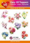 3D Easy design - Spring Flowers 10st