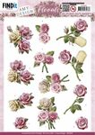 Uitdrukvel AD - Pink Florals - Roses