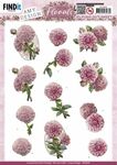 Uitdrukvel AD - Pink Florals - Dahlia