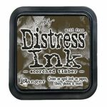 Distress Ink kussen - Scorched Timber