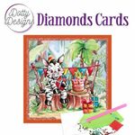 Diamonds cards - Zebra Party