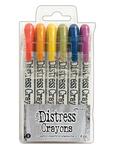 Distress Crayons set nr2 - 6 kleuren