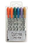Distress Crayons set nr9 - 6 kleuren