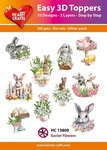 3D Easy design - Easter Flowers 10st