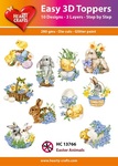 3D Easy design - Easter Animals 10st