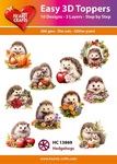 3D Easy design - Hedgehogs 10st