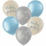 Balloons - Baby Boy - 33cm 6st