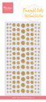 Pl4530 Enamel dots - Yellow glitter