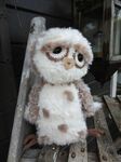 Haakpakket - Funny Furry Owl lichtbruin