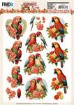 Knipvel BB Romantic Birds - Parrot