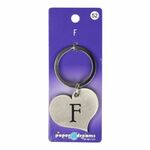 52 Hart sleutelhanger - Letter F