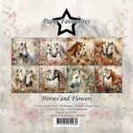 Paperpack - Horses and Flowers - 15x15cm