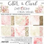 Paperpack basic - Girl & Curl - 20x20cm