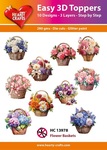 3D Easy design - Flower Baskets 10st