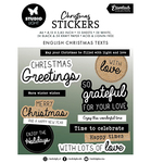 Christmas Stickers - Kerstteksten EN