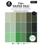 Sl Pattern Paper Pad - Christmas Greens