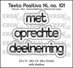 Posnl101 Crealies - Oprechte Deelneming