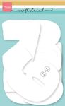 Ps8167 Craft stencil - numbers 12cm