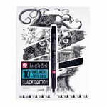 Pigma Micron Black Edition etui set 10st