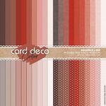 Card Deco Color paperpack - Red A4