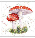 Servetten - Painted Fly Agaric 5st Zwam