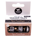 Washi Tape black/white NL Rose - Kerst