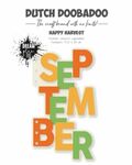 470784330 Dutch Doobadoo - Planner Stencil - September - Maand - Happy Harvest - A5 - 11,5x20cm Dutch Doobadoo planner stencil 470784330 September is een leuk sjabloon om planners, kalenders en albums mee te maken, maar ook zeker voor het maken van kaarten en scrapbook projecten. Het sjabloon kan op verschillende manieren gebruikt worden.