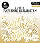 Sl Paper Elements - Kerstwensen - Goud