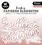 Sl Paper Elements - Kerstwensen - Rose