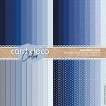 Card Deco Color paperpack - Blauw A4