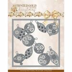 Snijmal AD Frosted Gold Christmas Frame