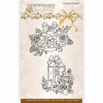 Stempel AD Frosted Gold Christmas Bauble