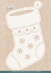 Card stencil - Frosted Gold Sock A5