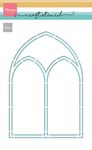 Ps8171 Craft stencil - Church window A5