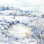 Servetten - Frosty Landscape 5st