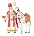 Servetten - Sinterklaas met paard 5st