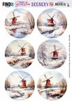 Scenery BB - Winter Landscape rond