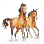 Servetten - Wild Horses 5st