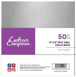 Cc-celb-6x6 Self seal cello bags 50st