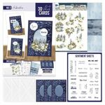 3DVC10002 3D and Do set - 3D Velvet Cards - Precious Marieke - Christmas Blues - Rechthoekig - 3 kaarten