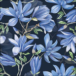 Servetten - Magnolia acuminata blue 5st