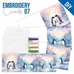 Embroidery Cards 07 - Penguins