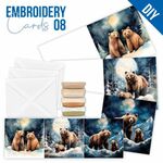 Embroidery Cards 08 - Grizzly Bears