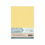 Kaartenkarton linnen A5 101 Soft Yellow