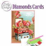 Diamonds cards - Roses and Suitcases